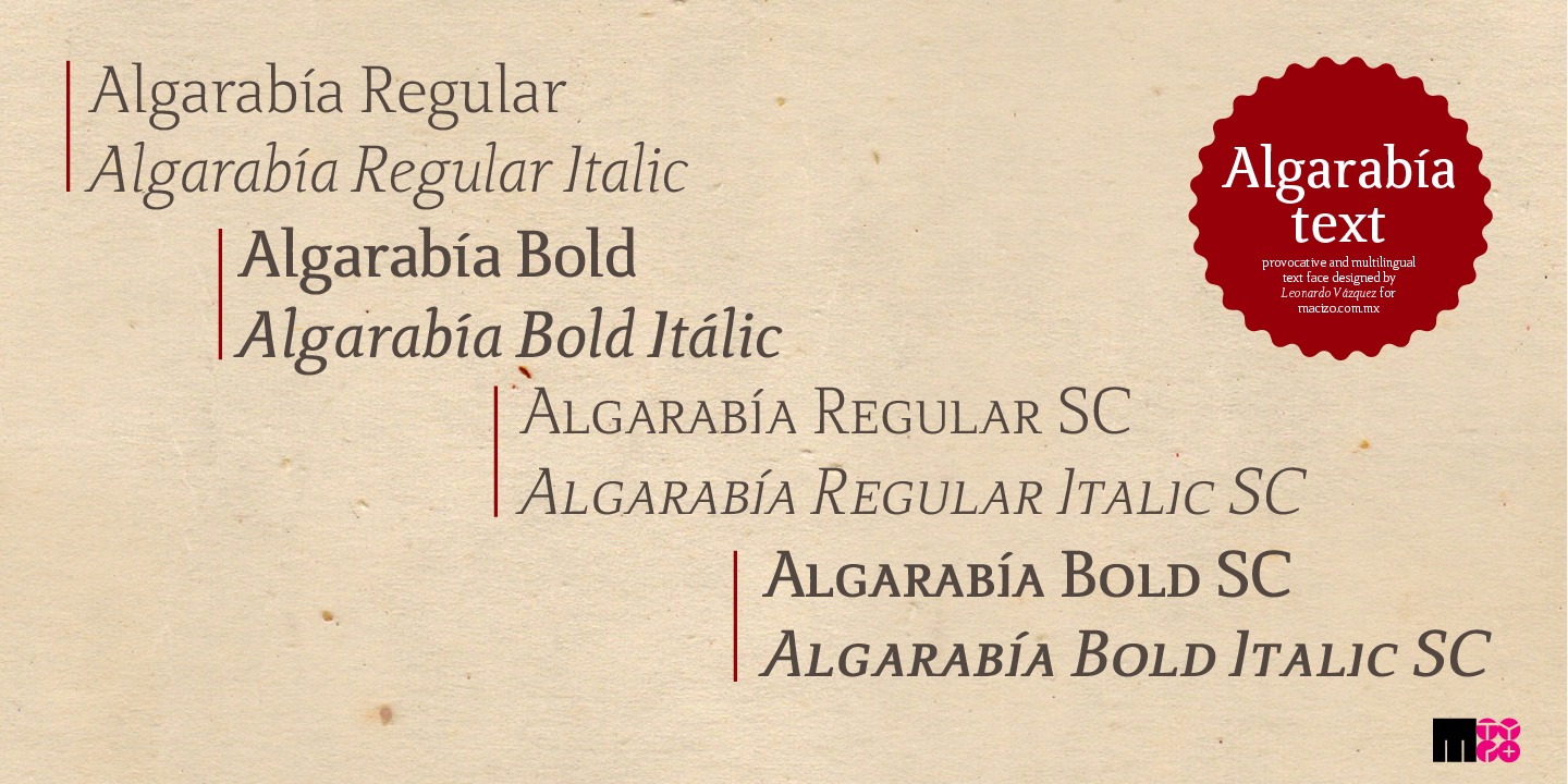 Example font Algarabia #5